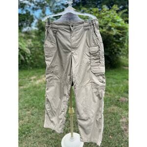 5.11 tactical cargo tan khaki pants size 34 x 30